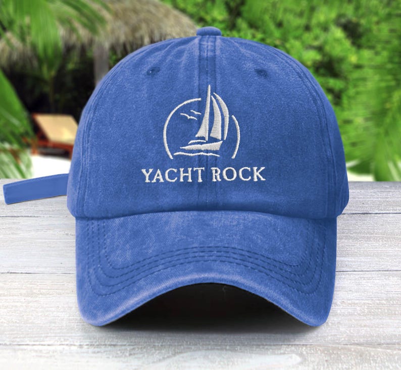 Yacht Rock | Embroidered | Unconstructed Baseball Cap | DJ Music Lover Cap