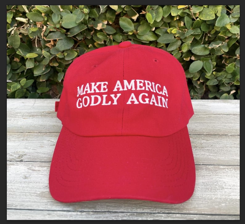 Embroidered 'Make America Godly Again' Baseball Cap - Low Profile Dad Hat