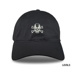 Skull and Bones Dad Hat Embroidered Astronaut Chillin' Unisex Retro Style Cap Secret Society