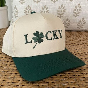 Embroidered 4 Leaf Clover Snapback Baseball Cap - Luck Of the Irish
