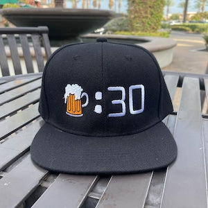 It's Always Beer:30 Somewhere! Beer Mug SnapBack adjustable Cap