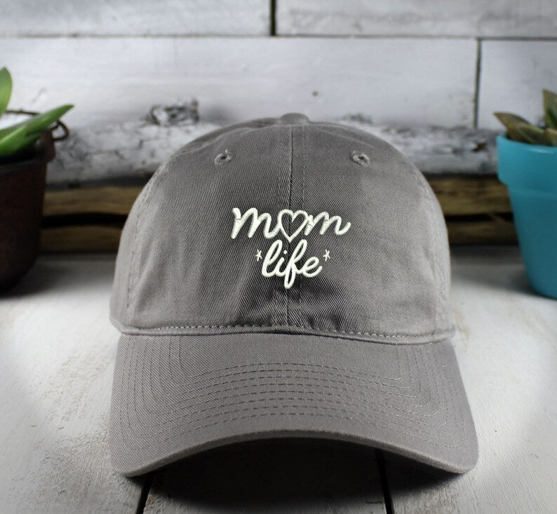 Mom Life Dad Hat: Embroidered Cotton Cap