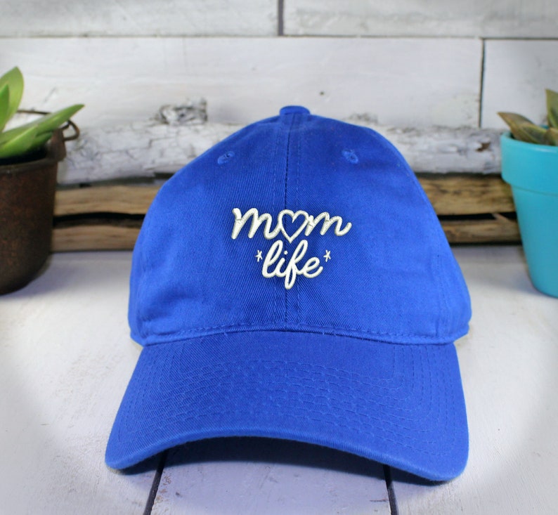 Mom Life Dad Hat: Embroidered Cotton Cap