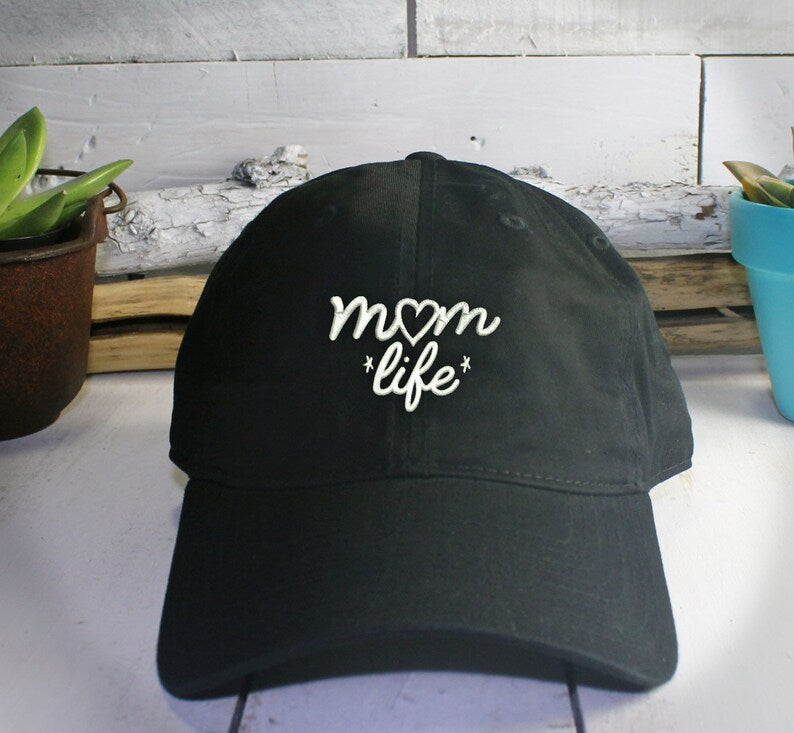 Mom Life Dad Hat: Embroidered Cotton Cap