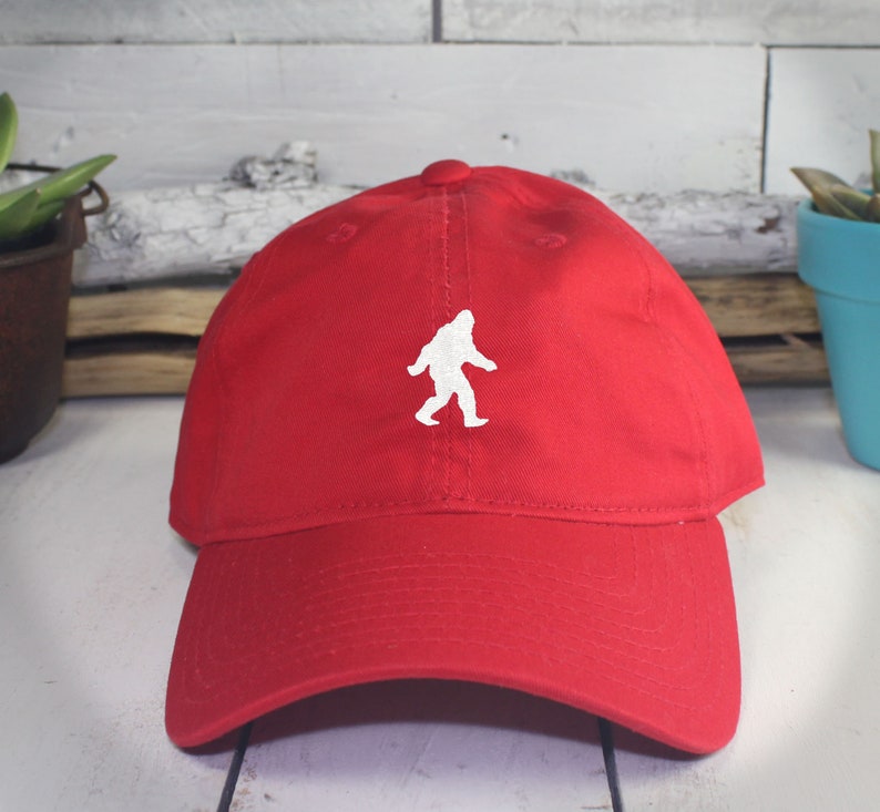 Bigfoot Dad Hat Embroidered Yeti Sasquatch