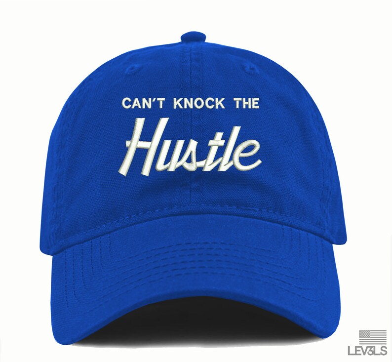 Can't Knock The Hustle Dad Hat CEO Baseball Cap Adjustable Buckle