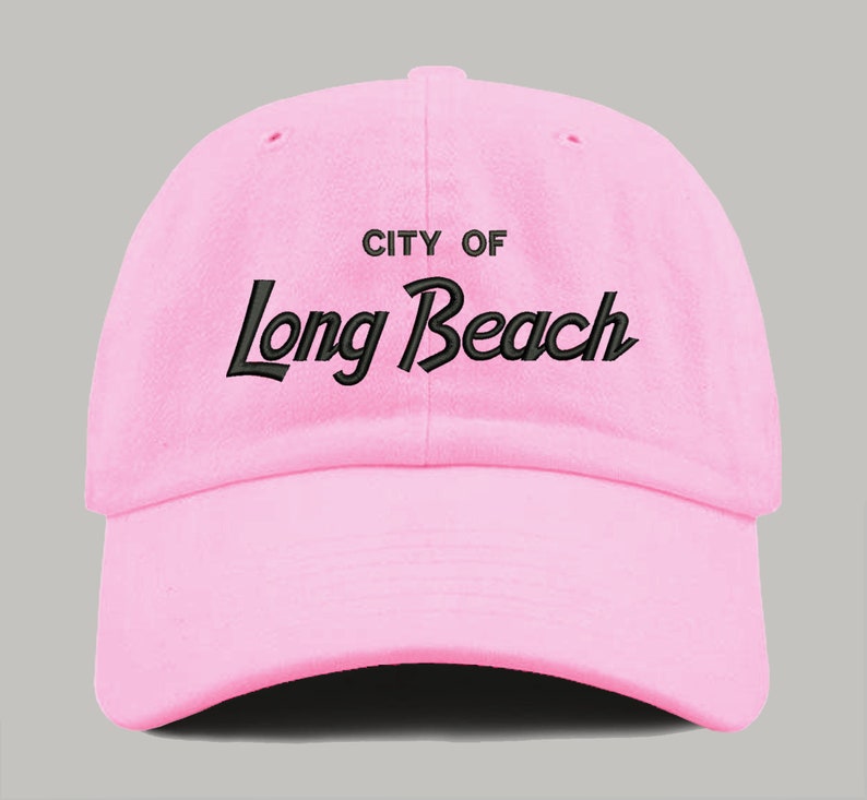 Long Beach Cali Dad Hat: Embroidered Retro Style Cotton Cap