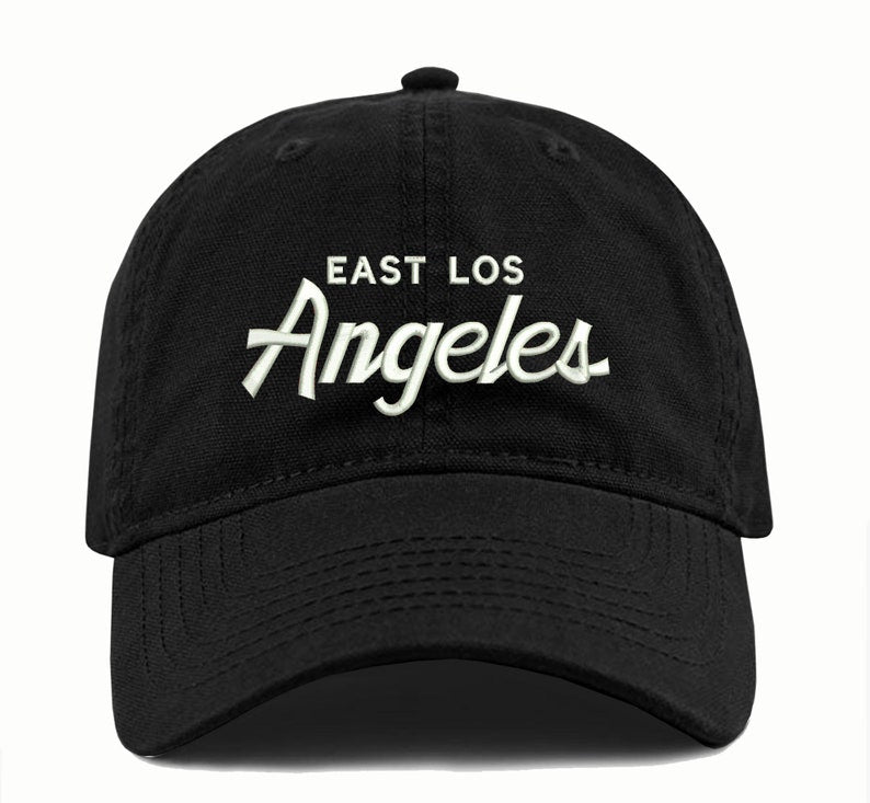 East Los Angeles Dad Hat: Embroidered Retro Cali Cap