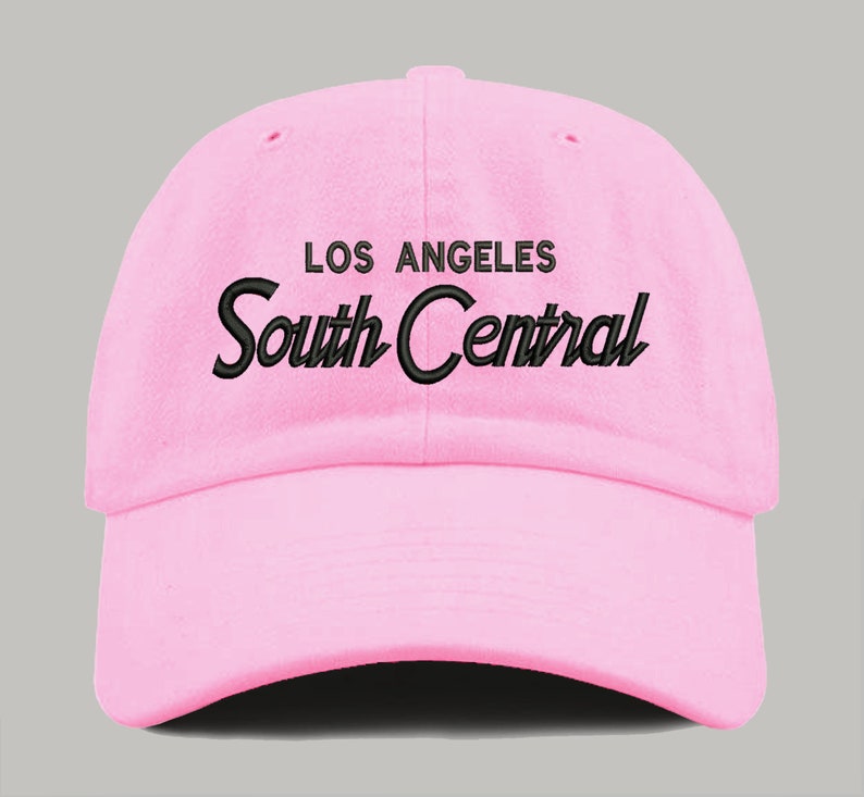 South Central Los Angeles Dad Hat: Embroidered Retro Style Cotton Cap