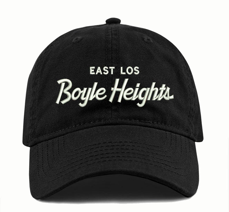 Boyle Heights Dad Hat: Embroidered Retro Style Cap