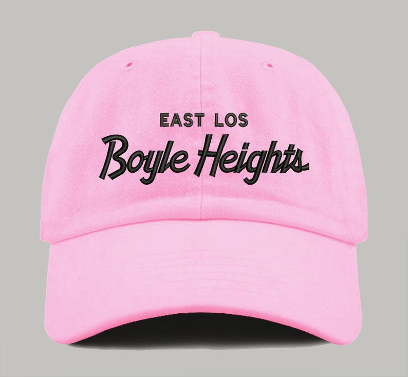 Boyle Heights Dad Hat: Embroidered Retro Style Cap