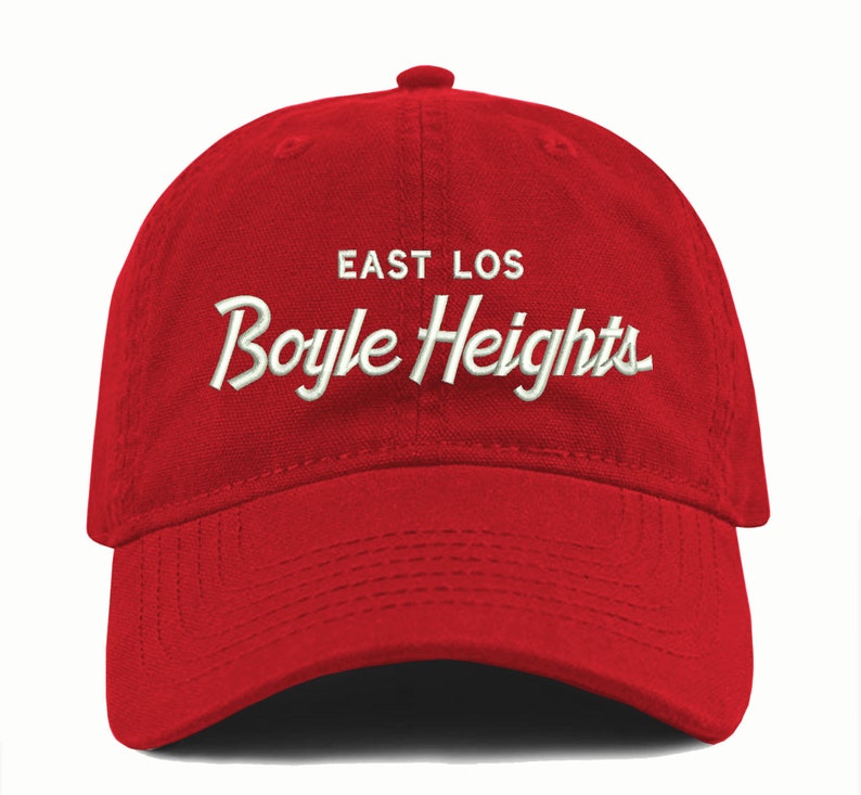 Boyle Heights Dad Hat: Embroidered Retro Style Cap