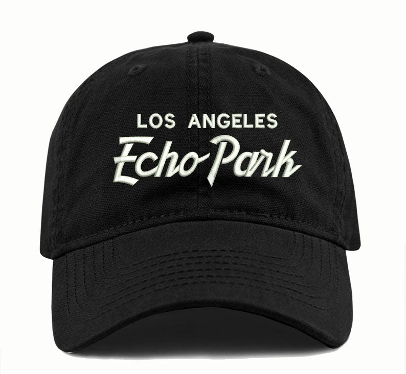 Echo Park Dad Hat: Embroidered LA Cali Retro Cap