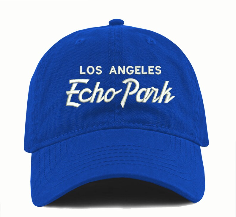 Echo Park Dad Hat: Embroidered LA Cali Retro Cap