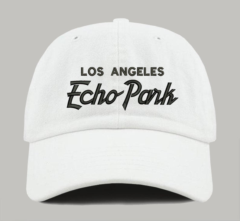 Echo Park Dad Hat: Embroidered LA Cali Retro Cap