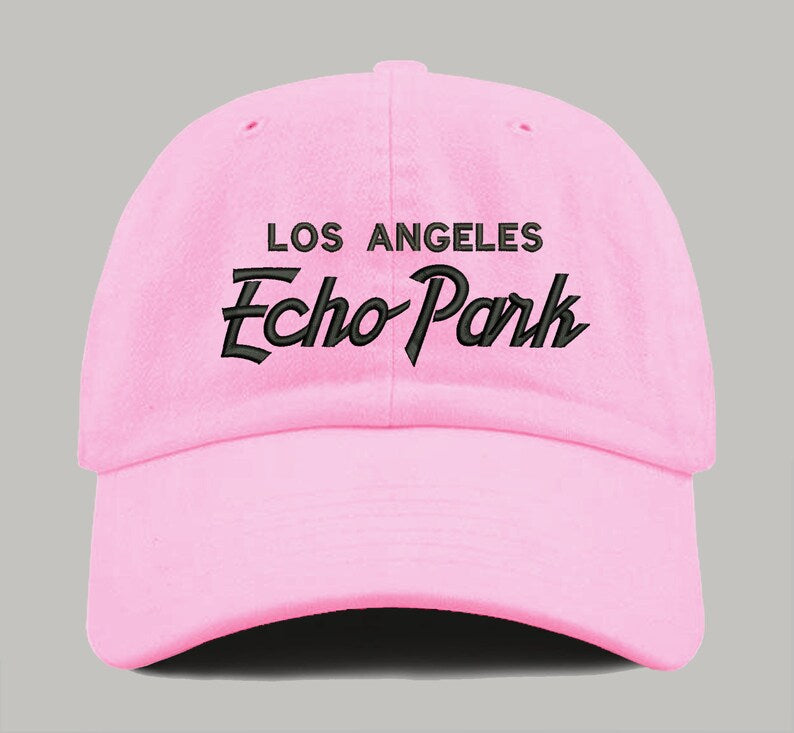 Echo Park Dad Hat: Embroidered LA Cali Retro Cap