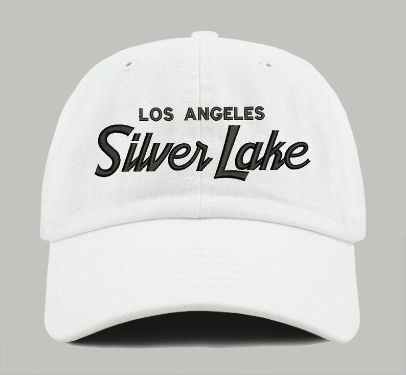 Silver Lake Dad Hat: Embroidered LA Cali Retro Cap