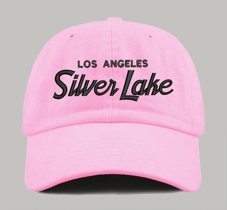 Silver Lake Dad Hat: Embroidered LA Cali Retro Cap