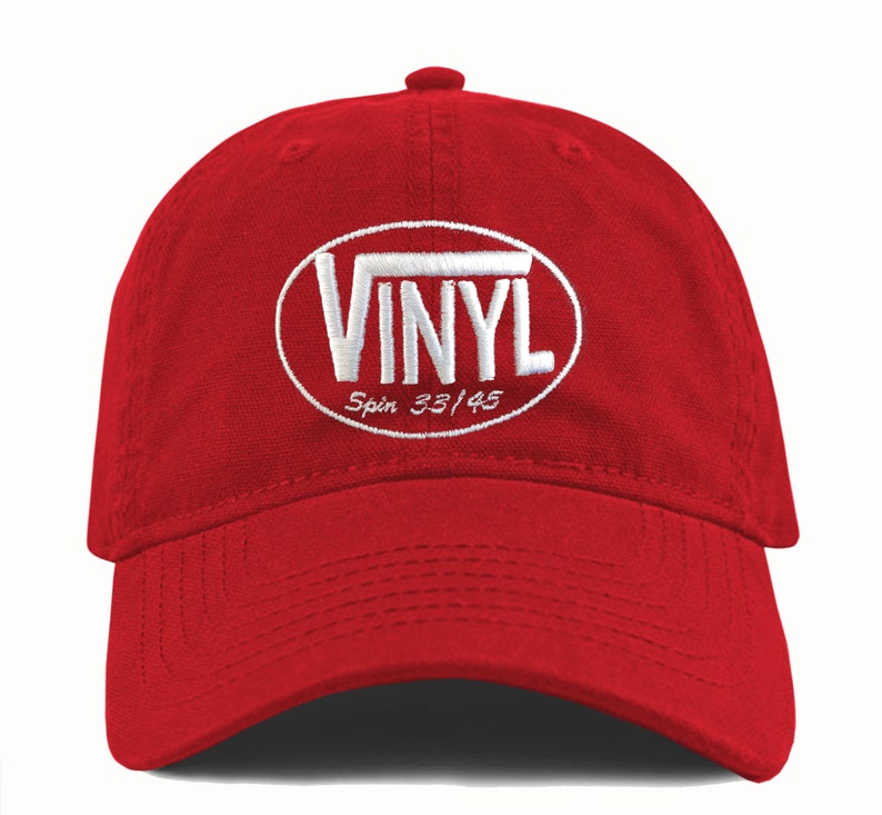 Vinyl Dad Hat Embroidered Unisex Retro Style Classic Dj Hip HopRecord collector