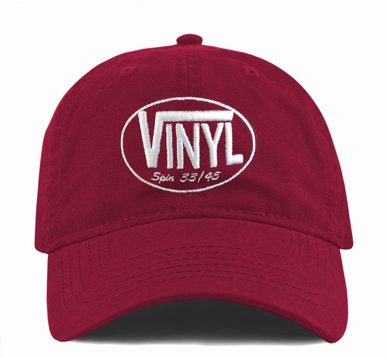 Vinyl Dad Hat Embroidered Unisex Retro Style Classic Dj Hip HopRecord collector