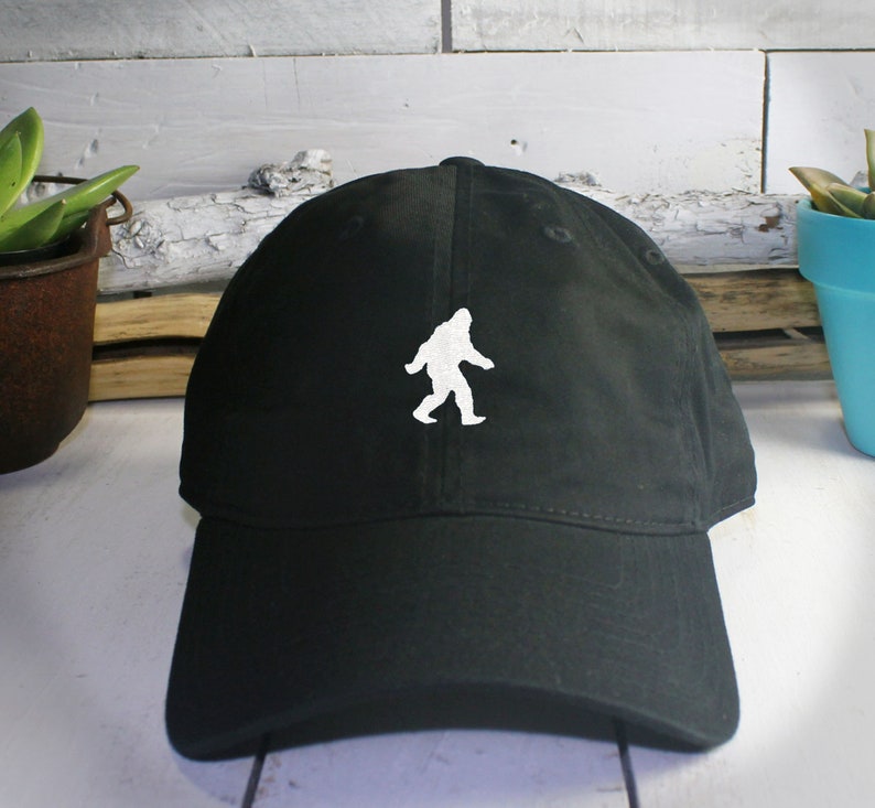 Bigfoot Dad Hat Embroidered Yeti Sasquatch