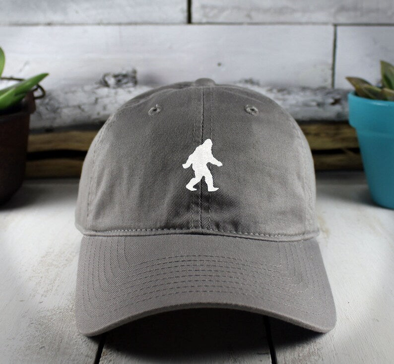 Bigfoot Dad Hat Embroidered Yeti Sasquatch