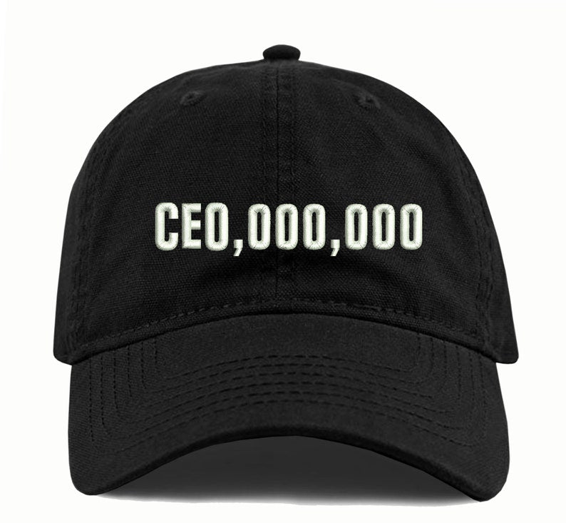 CE0,000,000 Dad Hat Embroidered Baseball Unisex Cap HUSTLE