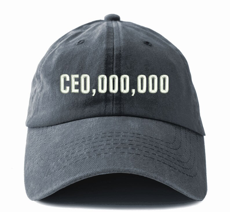CE0,000,000 Dad Hat Embroidered Baseball Unisex Cap HUSTLE