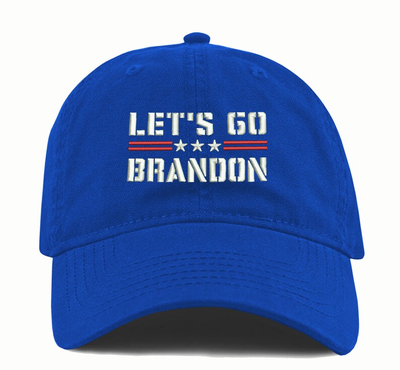 Let's Go Brandon Dad Hat: Embroidered Cotton Baseball Cap