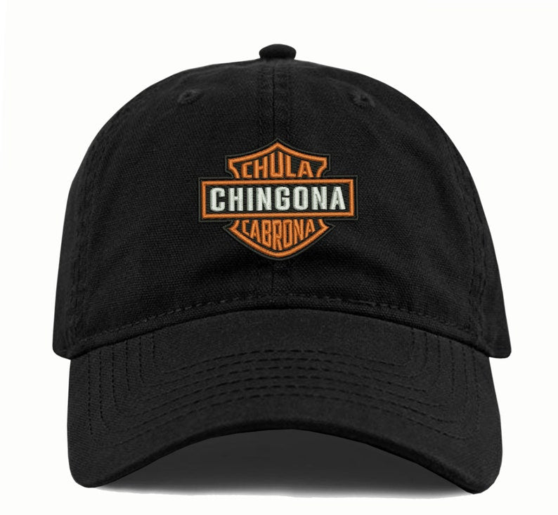CHULA CHINGONA CABRONA Dad Hat Embroidered Baseball Cap Adjustable Buckle Baseball Cap El Tri Color