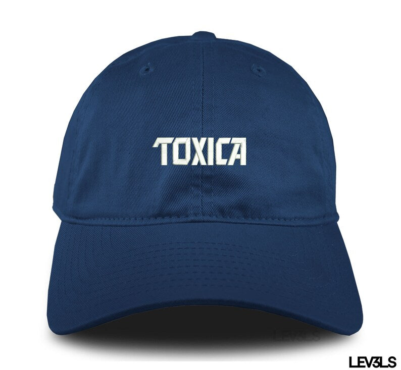 TOXICA Dad Hat Embroidered Baseball Cap Adjustable Buckle LA TOXICA Latina Girlfriend