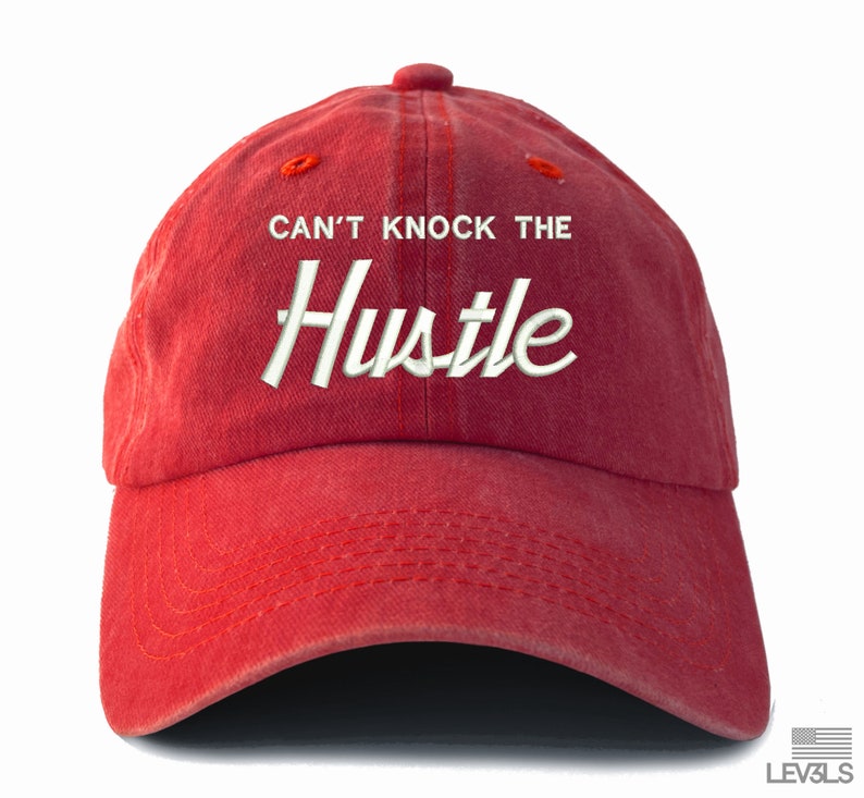 Can't Knock The Hustle Dad Hat CEO Baseball Cap Adjustable Buckle