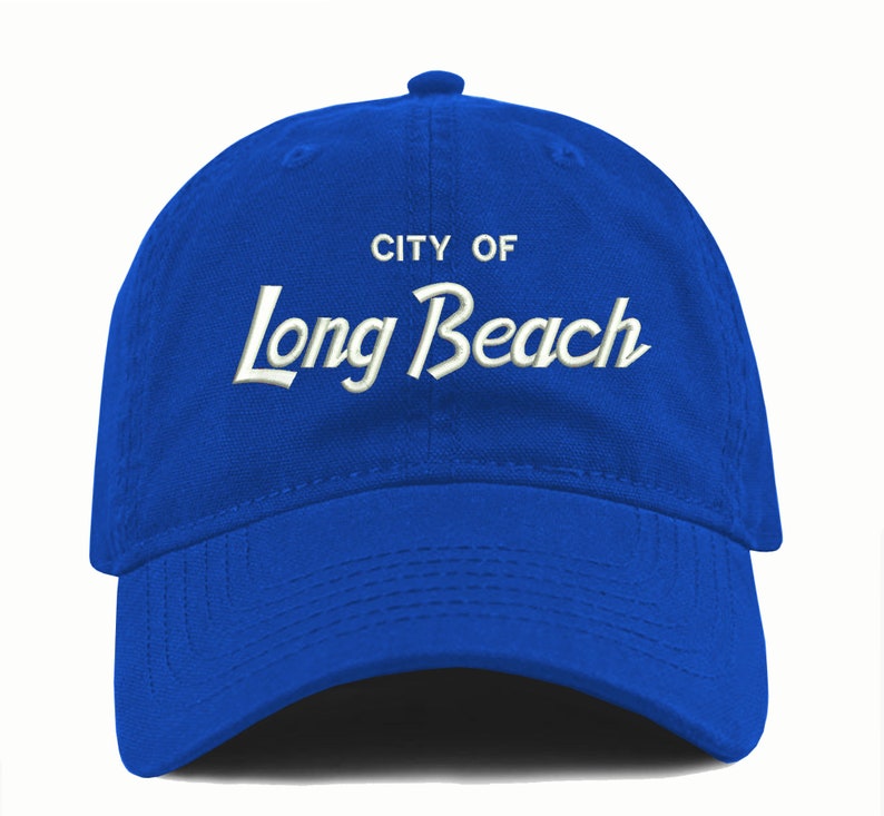 Long Beach Cali Dad Hat: Embroidered Retro Style Cotton Cap