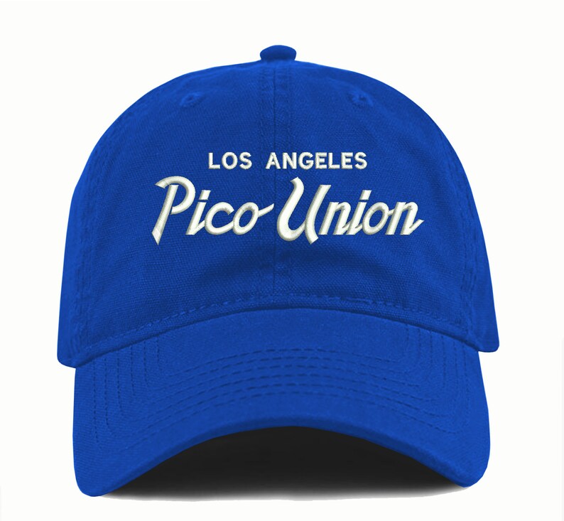 Pico Union LA Dad Hat: Embroidered Retro Style Cotton Cap