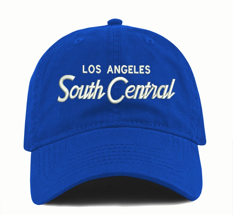 South Central Los Angeles Dad Hat: Embroidered Retro Style Cotton Cap