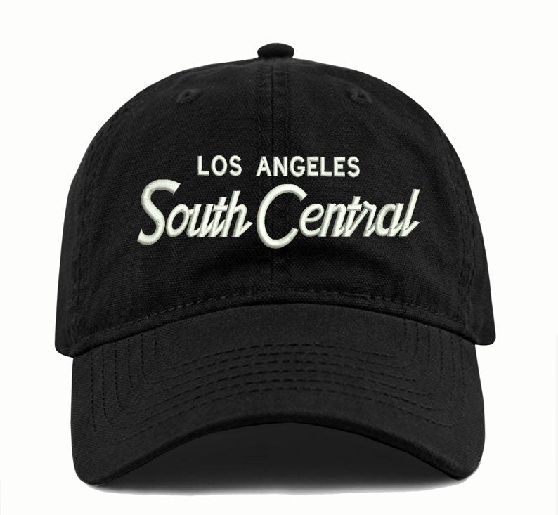South Central Los Angeles Dad Hat: Embroidered Retro Style Cotton Cap