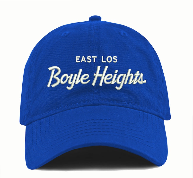 Boyle Heights Dad Hat: Embroidered Retro Style Cap
