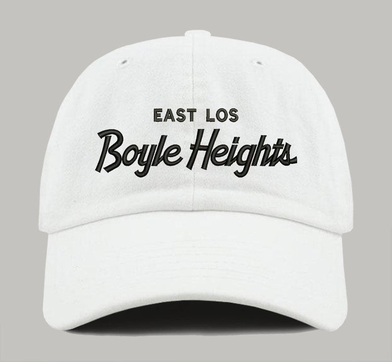 Boyle Heights Dad Hat: Embroidered Retro Style Cap