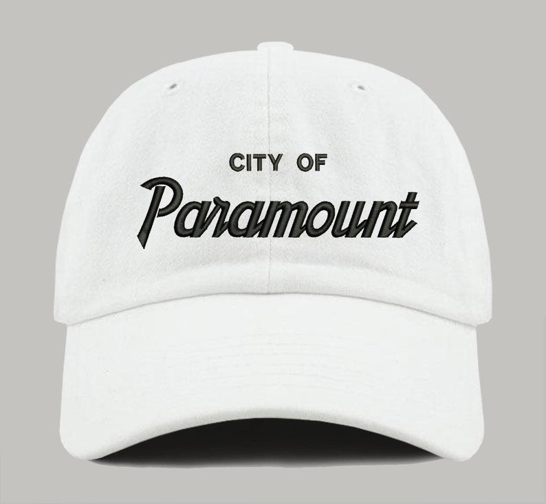 City of Paramount Dad Hat: Retro Embroidered Cap