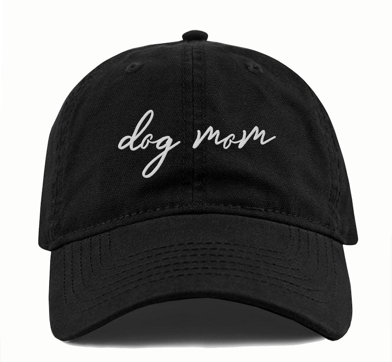Dog Mom Dad Hat Embroidered Unisex Retro Style Dog Lover Cap
