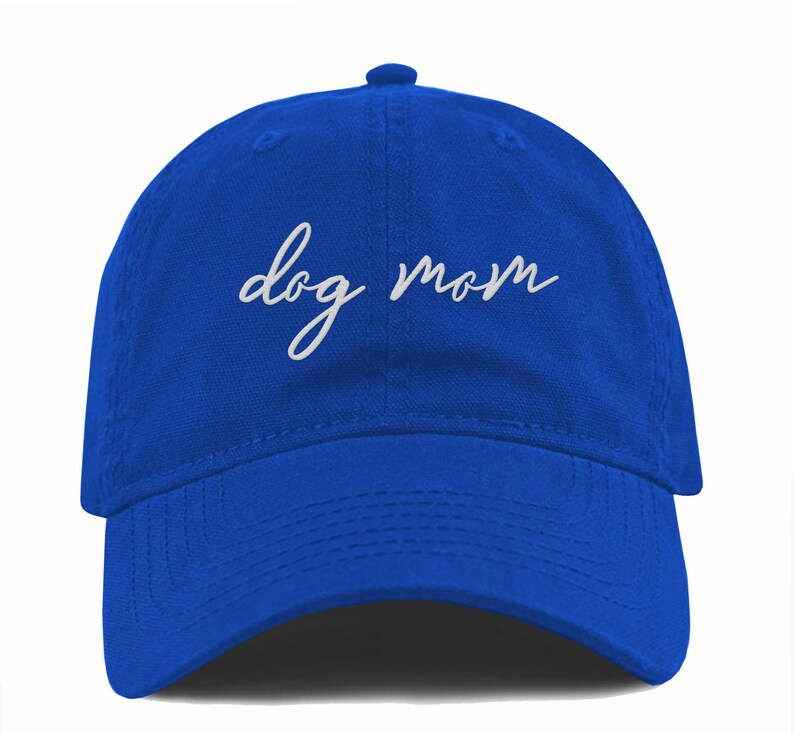 Dog Mom Dad Hat Embroidered Unisex Retro Style Dog Lover Cap
