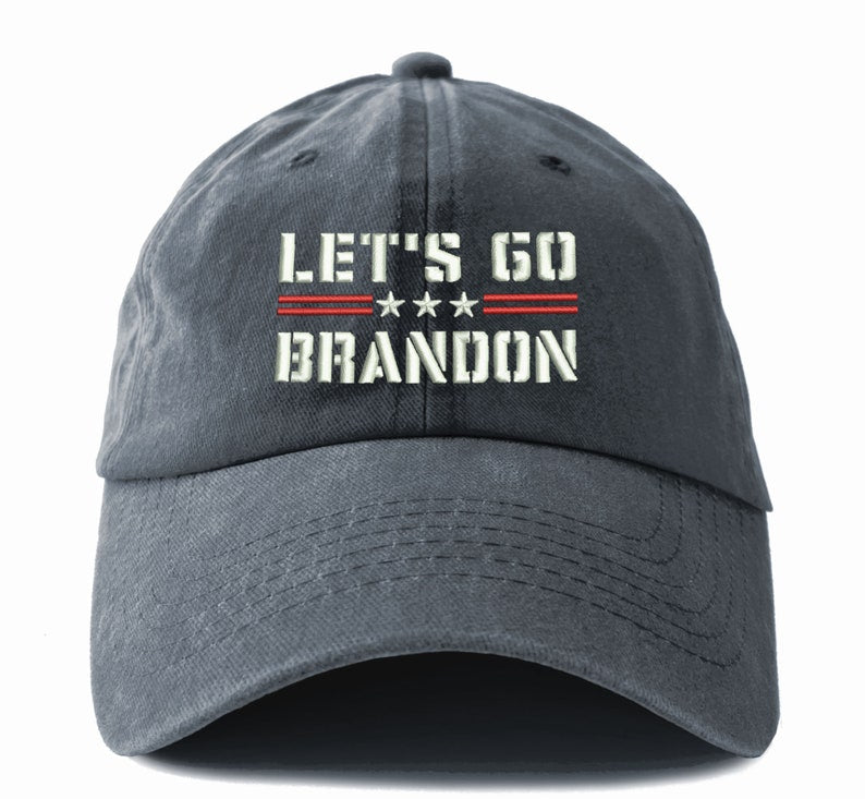 Let's Go Brandon Dad Hat: Embroidered Cotton Baseball Cap