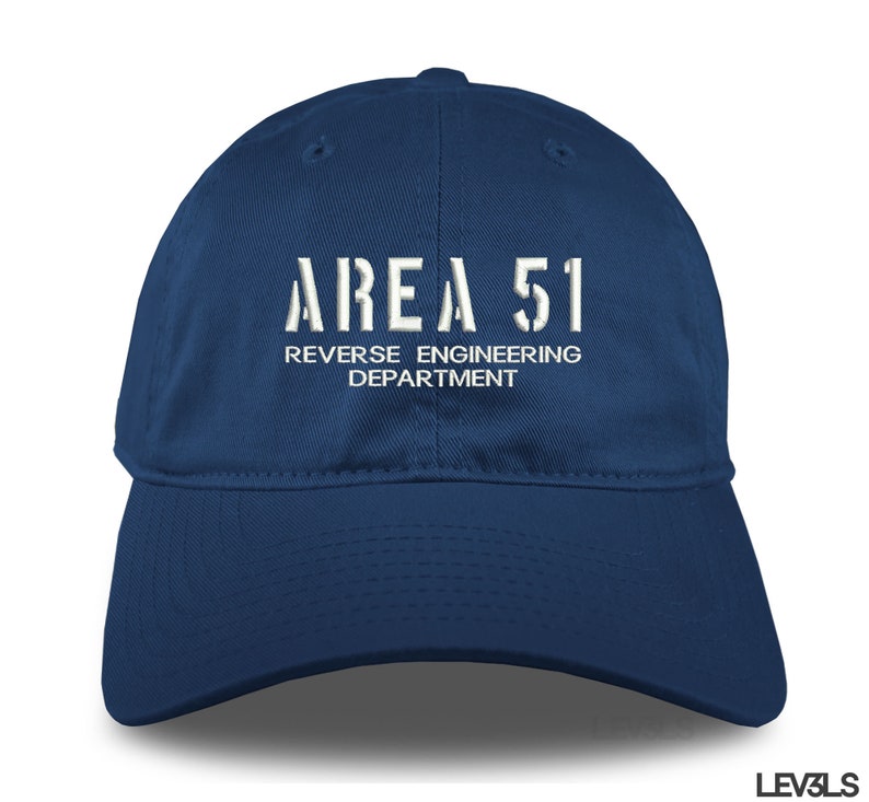 Area 51 Reverse Engineering Department Dad Hat Embroidered Baseball Unisex Cap Alien