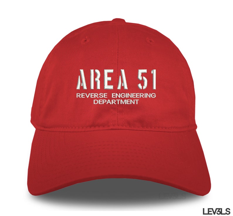 Area 51 Reverse Engineering Department Dad Hat Embroidered Baseball Unisex Cap Alien