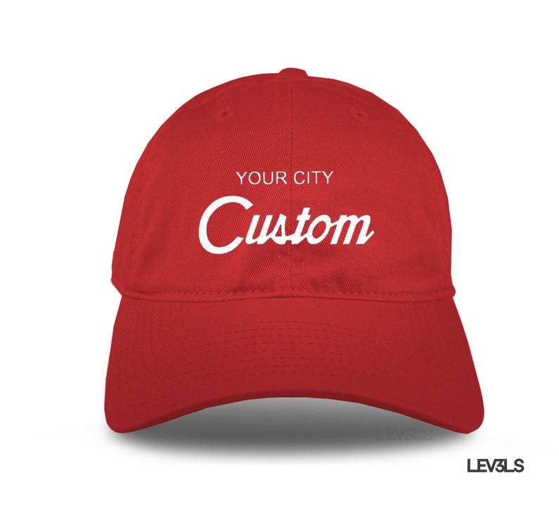Custom Embroidered City Baseball Cap: Retro Style Dad Hat