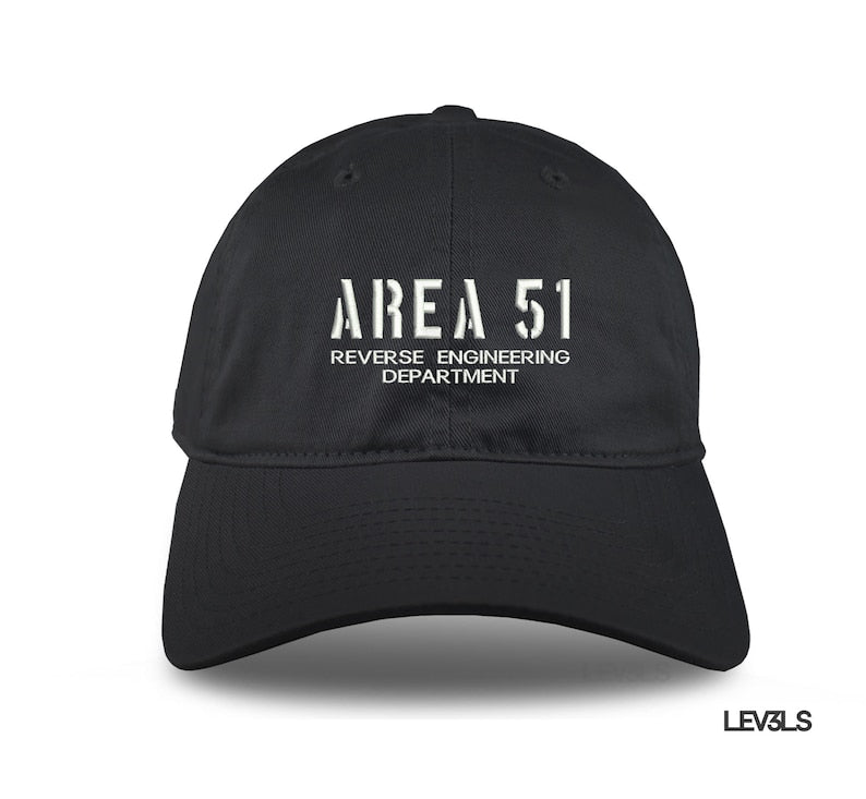 Area 51 Reverse Engineering Department Dad Hat Embroidered Baseball Unisex Cap Alien
