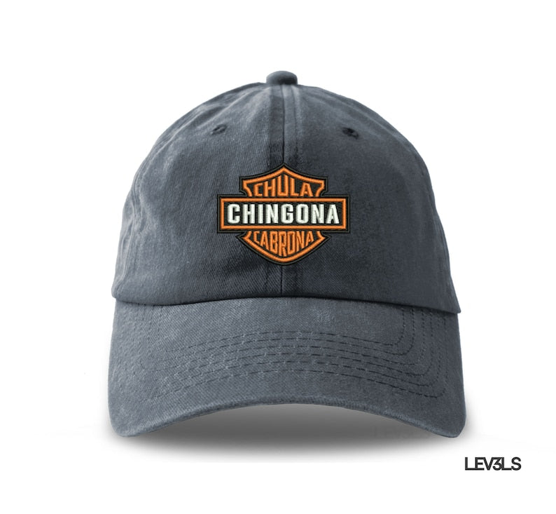 CHULA CHINGONA CABRONA Dad Hat Embroidered Baseball Cap Adjustable Buckle Baseball Cap El Tri Color