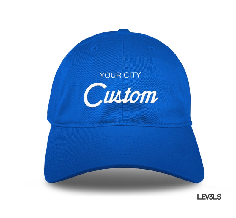 Custom Embroidered City Baseball Cap: Retro Style Dad Hat
