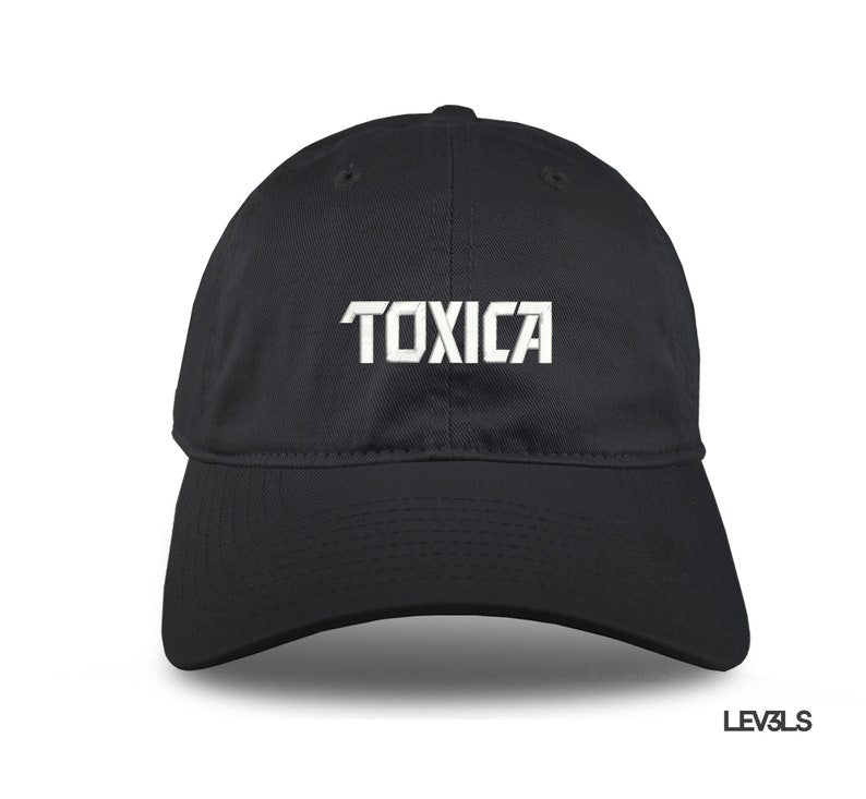 TOXICA Dad Hat Embroidered Baseball Cap Adjustable Buckle LA TOXICA Latina Girlfriend