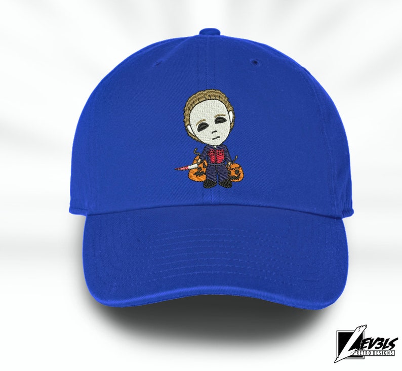 Little killer Mike Embroidered Halloween Baseball Cap Adjustable Buckle horror Dad Hat